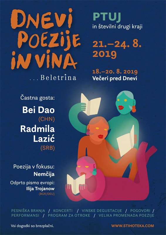 Dnevi poezije in vina 2019, 21.–24. 8. 2019, PTUJ in številni drugi kraji