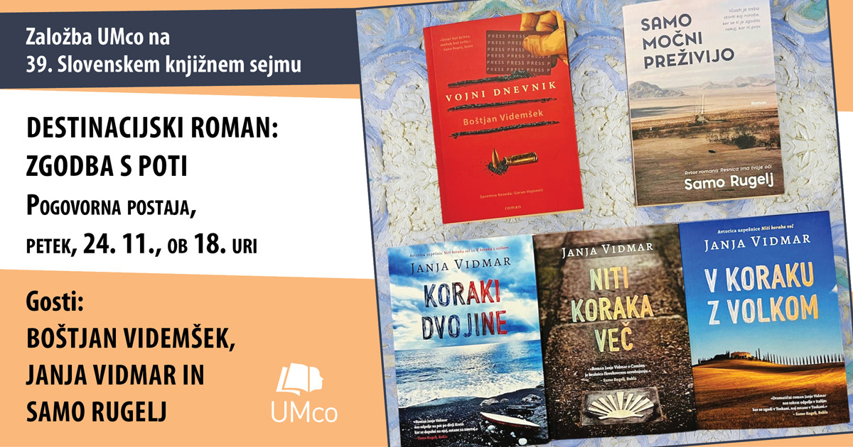 UMco vabi na Slovenski knjižni sejem: Destinacijski roman – zgodba s poti