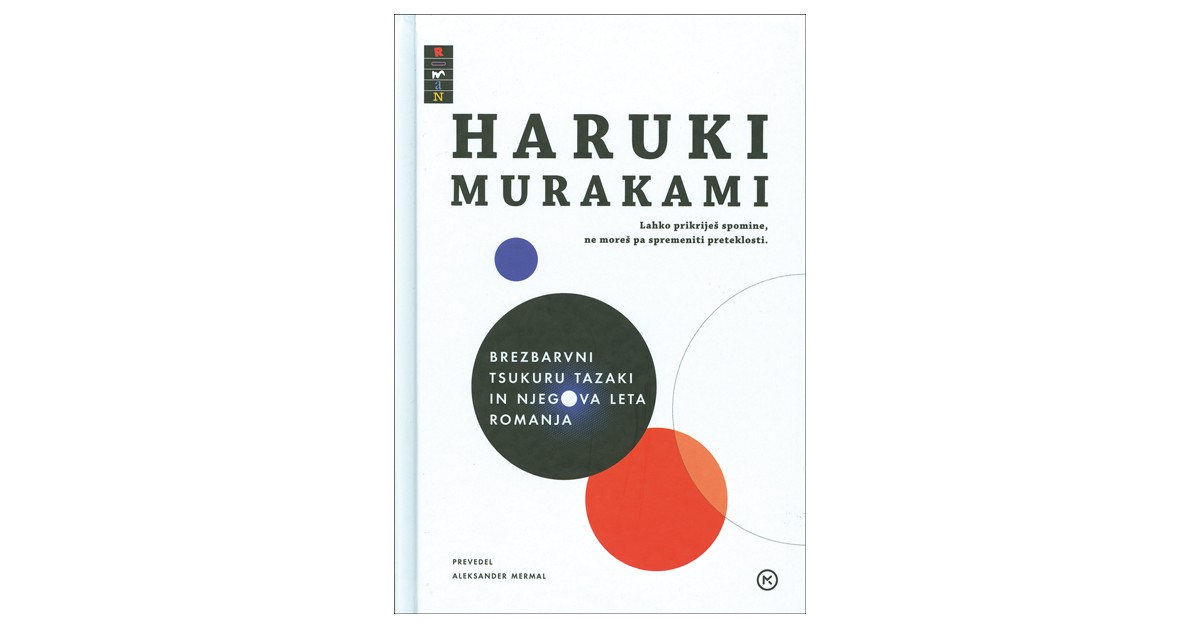 Brezbarvni Tsukuru Tazaki in njegova leta romanja - Haruki Murakami | 