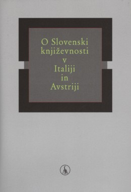 O slovenski književnosti v Italiji in Avstriji